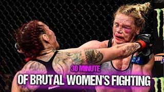 30 minute Of Brutal Womens Knockouts - Bare Knuckle MMA Boxing & Kickboxing