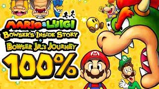 Mario & Luigi Bowsers Inside Story 3DS - 100% Longplay Full Game Walkthrough No Commentary Gameplay