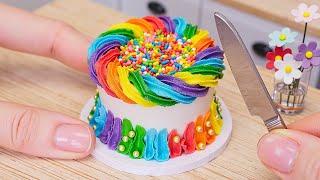 Mini Cake  1000+ Collection Of Miniature Cake Decorating Ideas  Best Of Rainbow Chocolate Cake