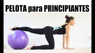 PELOTA para PRINCIPIANTES - ejercicios básicos todo cuerpo  SEPT17 Dia 12 MalovaElena