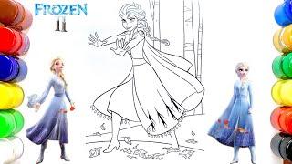 Elsa Coloring  Frozen 2  Disney Princess