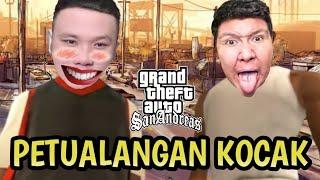 Moment Kocak Windah Basudara Petualangan CJ & Sairul GTA San Andreas