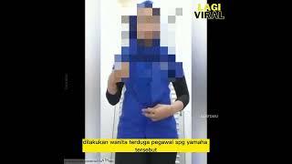 Video Viral Terbaru di Twitter Wanita Diduga SPG Motor Lucuti Baju hingga Polos Depan Kamera