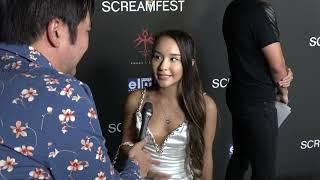 Alahna Ly Carpet Interview at Screamfest 2023 for Divinity