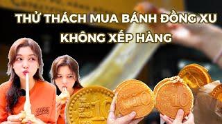 THỬ THÁCH ĂN BÁNH ĐỒNG XU PHÔ MAI KHÔNG PHARP XẾP HÀNG  Puta Ăn Gì