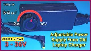 How To Convert Laptop Charger To Variable Power Supply