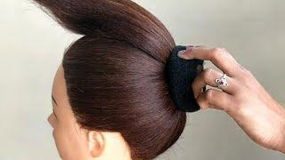 Simple Bun Hairstyle With Trick  Simple Hairstyle For Everyday   Everyday Bun Hairstyle