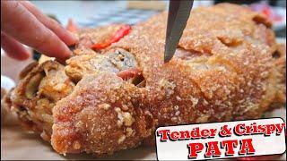 CRISPY PATA  THE SECRET OF COOKING TENDER JUICY & SUPER CRISPY PATA 超カリカリ  Taste to Share  슈퍼 바삭