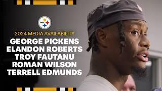 Pickens Roberts Fautanu Wilson Edmunds Media Availability Sept. 11  Pittsburgh Steelers