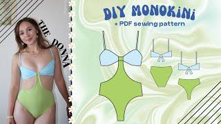 How to Sew a Monokini  Donna One Piece  Edgewater Avenue