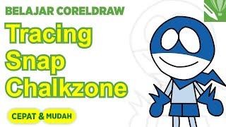 Menggambar Snap Chalkzone Dengan Coreldraw Speed Art - Tutorial Coreldraw