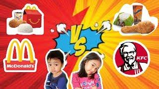 BATTLE HAPPY MEALS MCD VS KIDS MEAL KFC