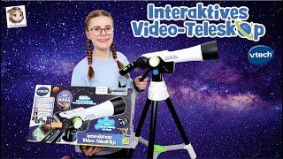INTERAKTIVES VIDEO-TELESKOP von VTech ⭐ Erkundet den Nachthimmel und das Weltall  Smyths Toys