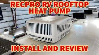 RecPro  Houghton RV Rooftop Ducted Heat Pump Install