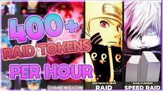 THE BEST RAID TOKEN GRINDING METHOD Anime Dimensions