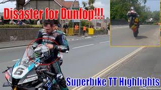 IOMTT 2024 Superbike TT - Disaster for Dunlop