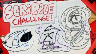 How to BREAK ART BLOCK in 20 Minutes  SCRIBBLE DRAWING Challenge