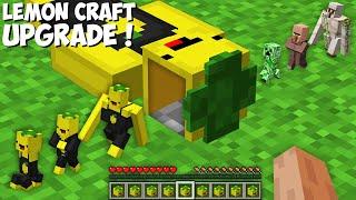 Why did I TRANSFORM ALL MOBS INTO LEMON CRAFT MOBS in Minecraft ? INCREDIBLE LEMON CRAFT UPGRADE 