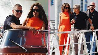 ‘Her Lips Are Completely Different’ Amal Clooney With Husband George Leaves Venice Film Festival