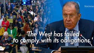 Russia’s Lavrov condemns killing of Hezbollah leader blames US-NATO the root cause of Ukraine war