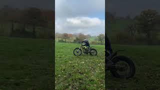 Can I get my knee down on a trials bike  #crash #kneedown