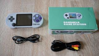 Data Frog SF2000 Retro Handheld  7 Emulatoren  6000+ Games  AV-Kabel  41 Euro  Unboxing Video