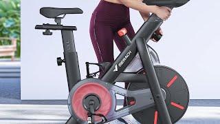 MERACH Exercise Bike Bluetooth Stationary Bike for Home w Magnetic Resistance Indoor Cycling Bike