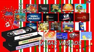 2 Hours Of Retro VHS Christmas Commercials From The 90s & 2000s From North America.