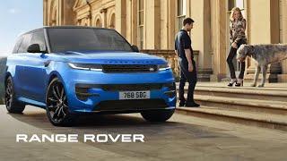 Range Rover Sport  Velocity Blue featuring Theo James