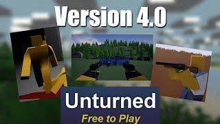 What will we see in v4.0 of Unturned?  New Unturned Update UI Models Effects