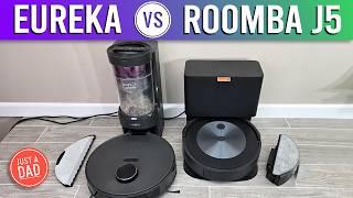 EUREKA E10s vs iRobot Roomba Combo j5+ Self Emptying Robot Vacuum and Mop COMPARISON
