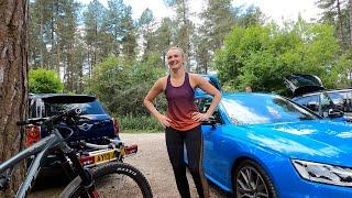 RIDING MY NEW 2022 WHYTE G180S ON THE THETFORD TRAILS WITH THE GUYS AND ILONA MY GIRLFRIEND 4K