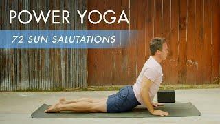 Sun Salutation Yoga 30 Min Power Flow with 72 Sun Salutations for Strength & Clarity