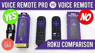 Roku Voice Remote vs Voice Remote Pro COMPARISON