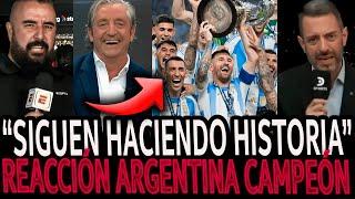 PRENSA MUNDIAL REACCIONA a ARGENTINA CAMPEÓN vs COLOMBIA FINAL COPA AMÉRICA