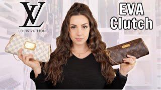 EVA Clutch Monogram & Damier Azur Compared - Louis Vuitton