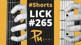 265. Blues Guitar Lick iv to i - Guitar Tab Available. #Shorts