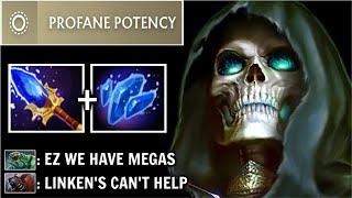 PROFANE POTENCY Crazy Tank Necrophos Mid vs Ursa Max Burn AoE Cant Kill Late Game Imba Hero Dota 2