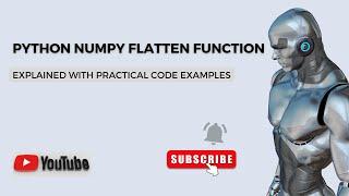 Python Numpy Flatten Function  Python Code Examples  Python Tutorial