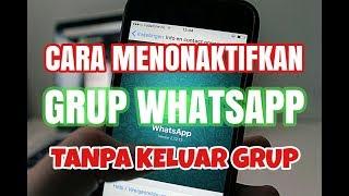 Cara Menonaktifkan Grup WhatsApp sementara tanpa keluar 