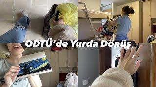 ODTÜde YURT ODAMA YERLEŞİYORUM I Oda Turu