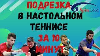 ПОДРЕЗКА В НАСТОЛЬНОМ ТЕННИСЕ ЗА 10 МИНУТ СМОЖЕТ КАЖДЫЙ