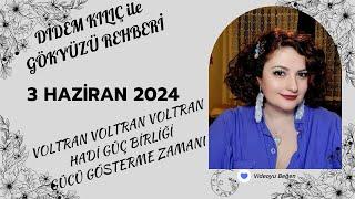 3 HAZİRAN 2024VOLTRAN VOLTRAN VOLTRANGÜCÜ GÖSTERME ZAMANIGökyüzü Rehberi