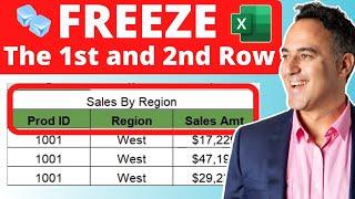 How to Freeze Second Row in Excel Fast
