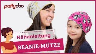 DIY Mütze nähen für Anfänger - Wendemütze Beanie aus Jersey - pattydoo Schnittmuster