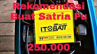 REVIEW AKI ITOBATT DI SATRIA FU SETELAH SATU TAHUN PEMAKAIAN  APAKAH AWET ??