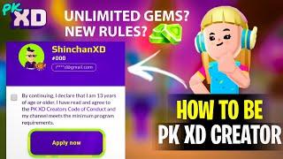 How to become pk xd creator  How many gems pk xd creator gets  pkxd creator program  PK XD Hindi