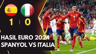 Hasil Euro 2024 Spanyol vs Italia Skor 1-0