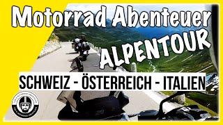 Ein Motorrad Abenteuer durch die Schweiz Österreich und Italien Adrenalin Nervenkitzel und REGEN