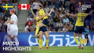 Sweden v Canada  FIFA Women’s World Cup France 2019  Match Highlights